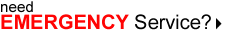 need emergency service?